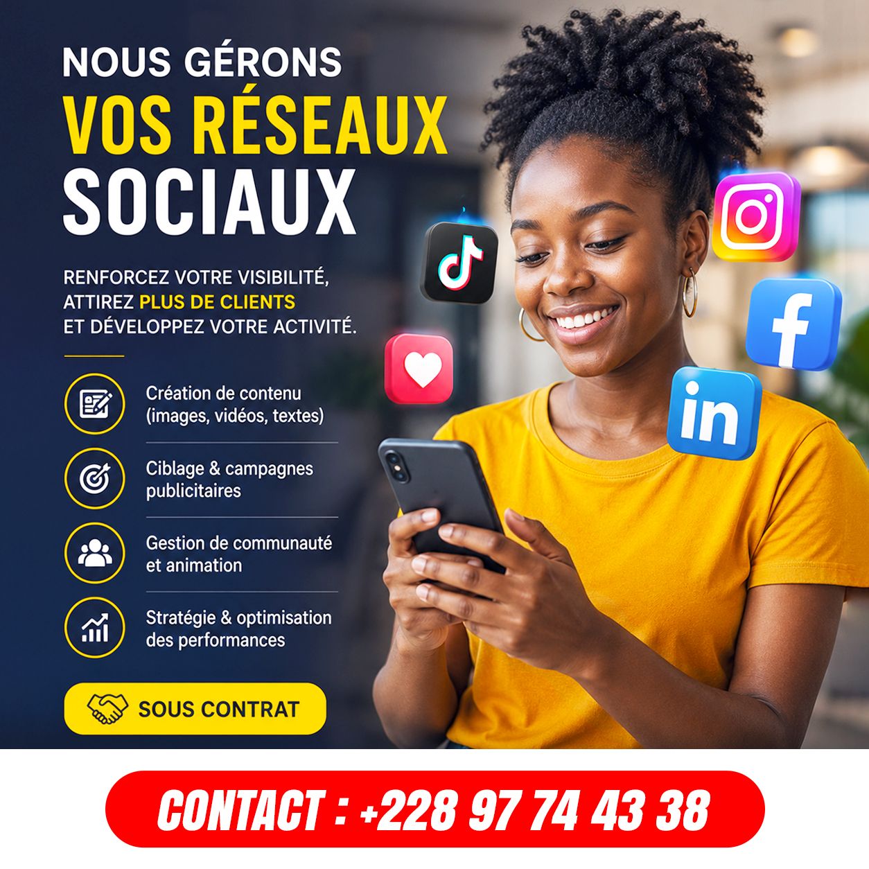 Gestion de réseaux sociaux GYLARIS