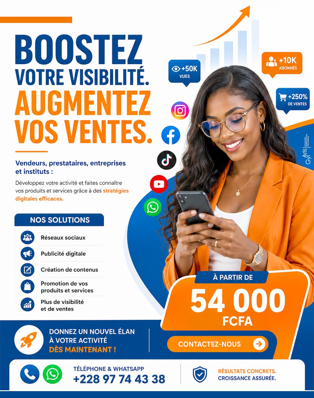 Visibilité réseaux sociaux GYLARIS